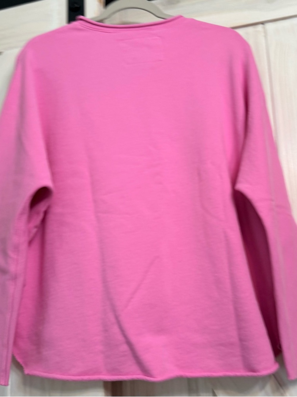 Brand New From Frank and Eileen Anna M triple fleece sweatshirt Bubblegum Pink - Picture 3 of 8